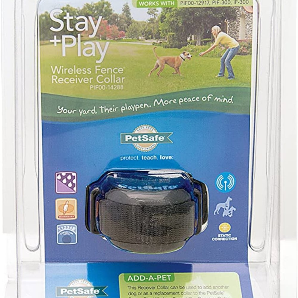 PetSafe PIF00-14288 Stay & Play Wireless Fence Rechargeable Receiver Collar NEW
